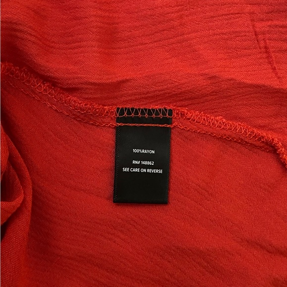 119. TORRID Dress - Red Crinkle Gauze - Picture 5 of 8